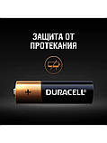 Батарейка АА Duracell 2шт в упаковці, лужні батареї LR6 від Duracell, фото 5