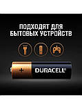 Батарейка АА Duracell 2шт в упаковці, лужні батареї LR6 від Duracell, фото 7