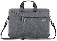 Cумка WIWU Gent Brief Case for MacBook 13-14" - Gray