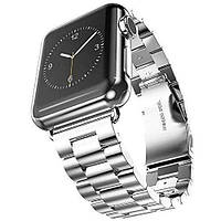 Металлический ремешок STR 3-Bead Metal Band for Apple Watch 38/40/41 mm - Silver