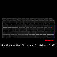 Накладка на клавіатуру STR для MacBook Air 13 (2018-2019) — Прозора EU
