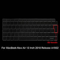 Накладка на клавіатуру STR для MacBook Air 13 (2018-2019) Прозора EU