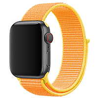 Нейлоновый ремешок STR Sport Loop Band for Apple Watch 49/42/44/45 mm - Canary Yellow