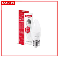LED лампа MAXUS C37 5W 4100K 220V E27 (1-LED-738)