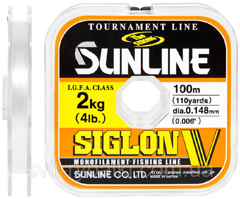 Волосінь Sunline Siglon V 100m 2.0/0.235mm 5.0kg