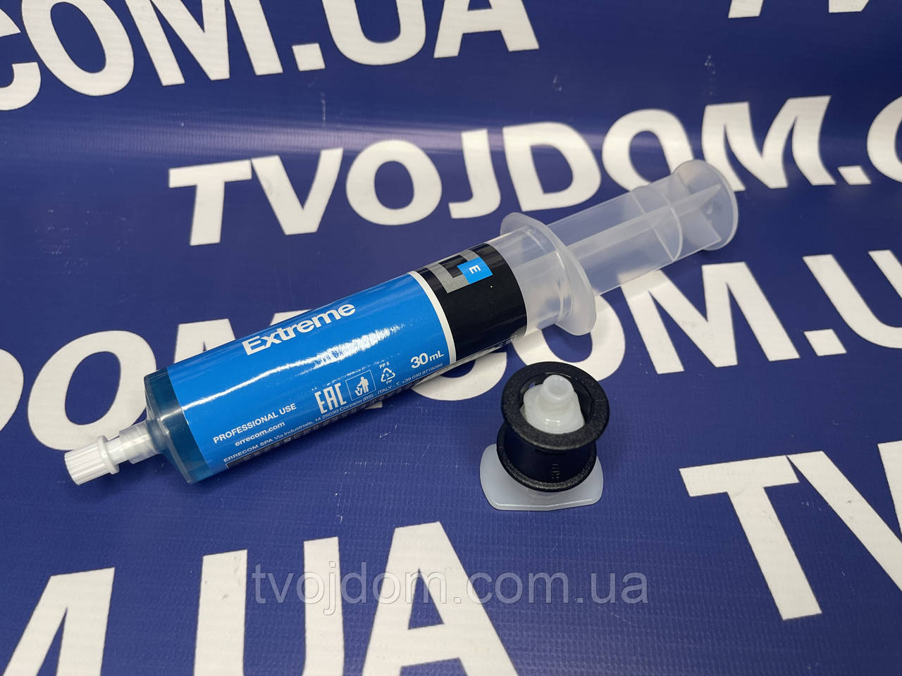 Герметик для R-134A, R-1234 Errecom EXTREME-30ML+адаптер під автокондиціонер TR1062.C.J7.P1