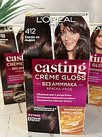 Краска-уход Casting Creme Gloss - 412 Какао со льдом