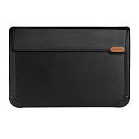 Кожаный чехол-конверт с подставкой Nillkin Versatile Laptop Sleeve 14 (Horizontal design) - Black