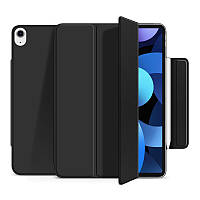 Магнитный силиконовый чехол-книжка STR Buckles Magnetic Case for iPad Mini 6 (2021) - Black