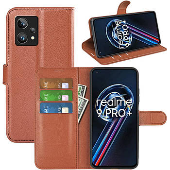 Чохол-книжка Litchie Wallet для Realme 9 Pro Plus Brown