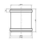 Муфта PPR каналізаційна TA Sewage 110, фото 2