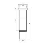 Муфта PPR каналізаційна TA Sewage 50 компенсаційні, фото 2