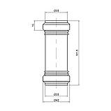 Муфта PPR каналізаційна TA Sewage 32, фото 2
