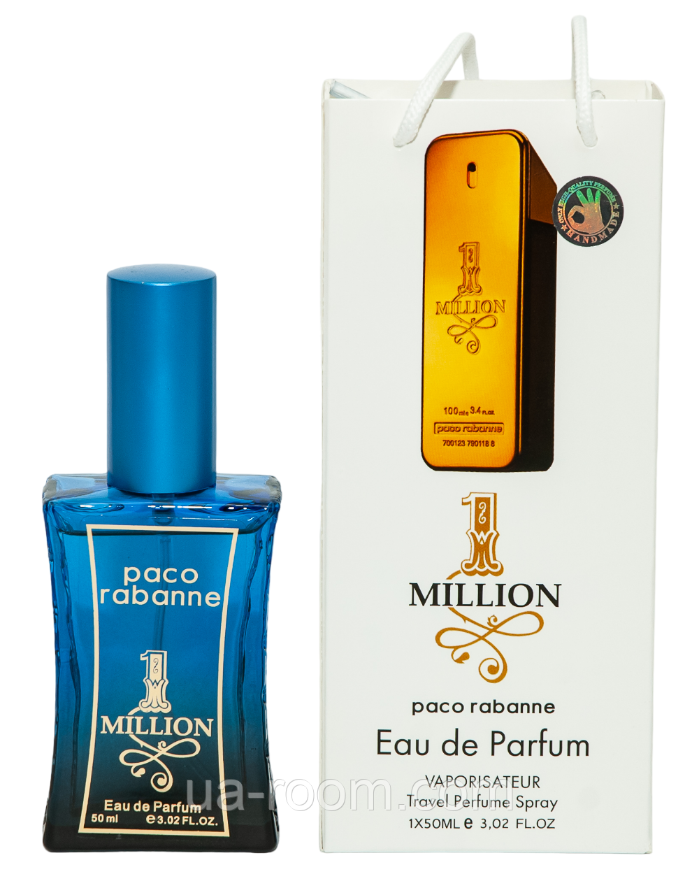 Тестер чоловічий Paco Rabanne 1 Million , 50 мл, сумка.