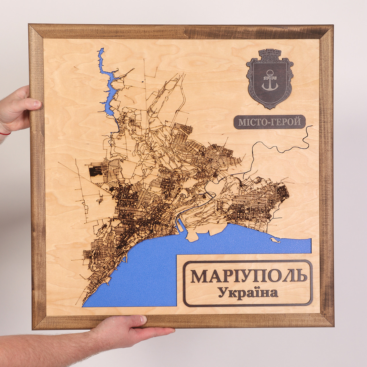Картина із дерева Маріуполь