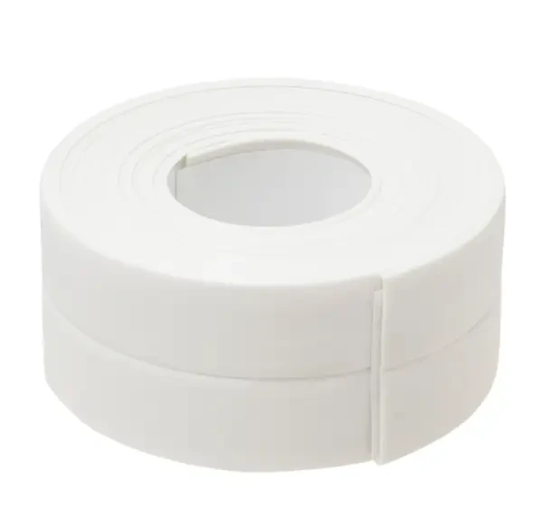 Самоклеюча бордова стрічка для ванн і раковин 3.2 метра Біла, фото 1