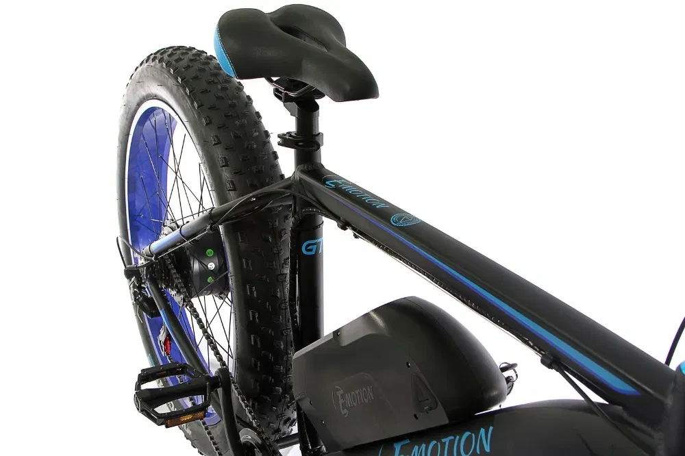 Электровелосипед E-motion Fatbike GT 48V 16Ah 1000W Blue - фото 2 - id-p1879265429