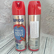 Аерозоль від молі Брос Bros із запахом лаванди 150 мл Польща, фото 3