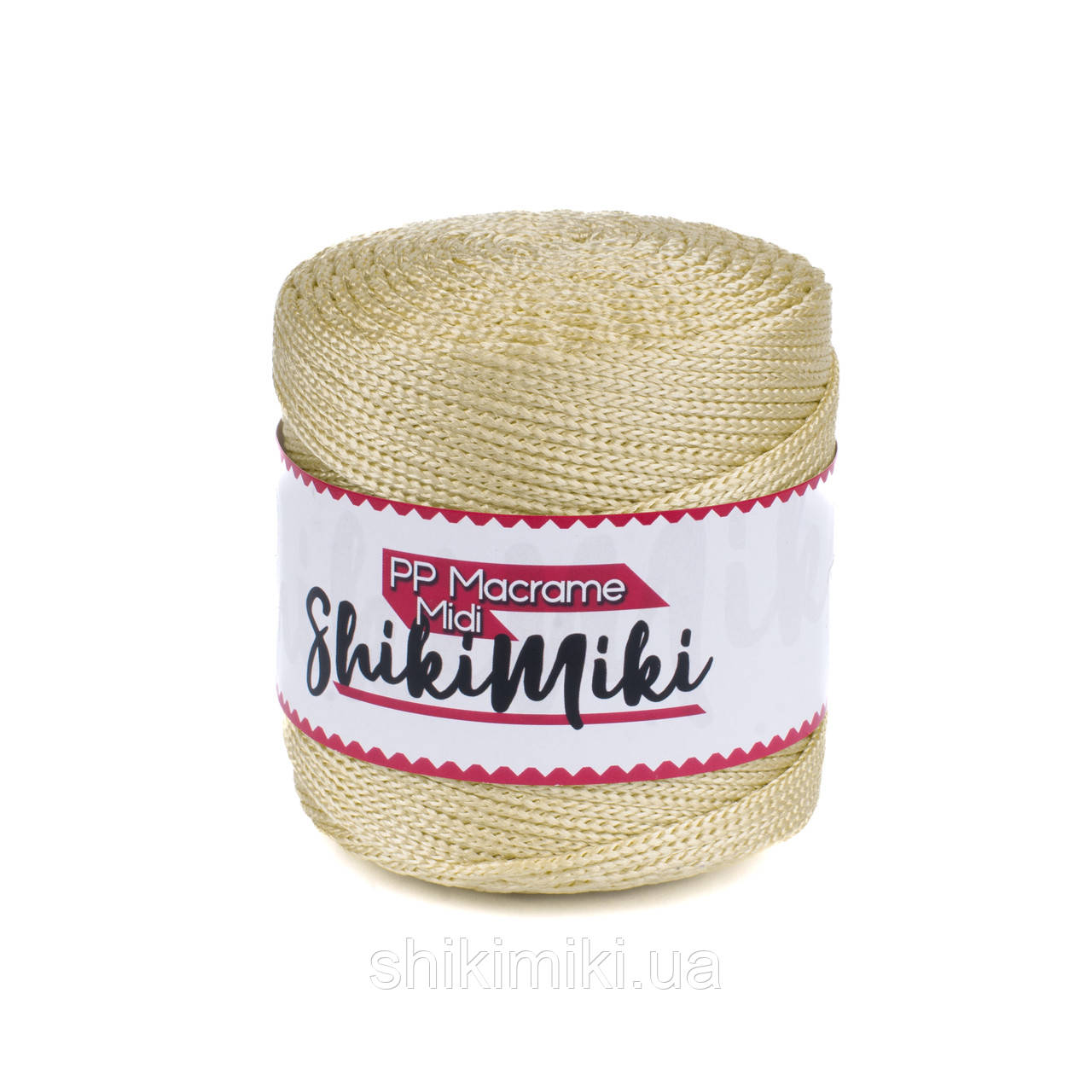 Трикотажний шнур PP Macrame Midi 3 mm, колір Золотий мускат