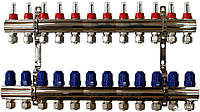 Коллектор "ITAL-therm" на 12 контуров для тёплого пола латунный