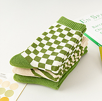 Носки женские теплые зеленые комплект 3шт