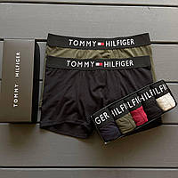 Подарочный комплект трусов Tommy Hilfiger Modal, летние мужские трусы Томи Хилфигер, трусы мужские модал L, 3
