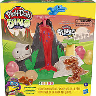 Игровой набор Плей до слайм Остров Динозавров Play-Doh Slime Dino Crew Lava Bones Island Volcano Playset