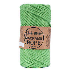Еко шнур Shikimiki Rope 4mm, колір Яблучний