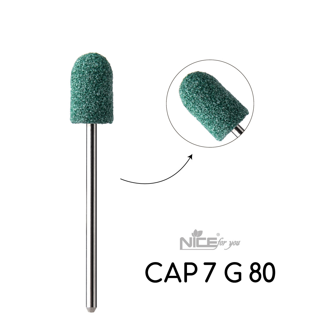 Пісочний ковпачок для педикюру Nice for you CAP 7 G 80
