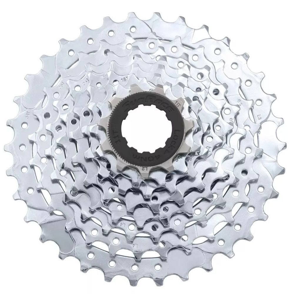 Касета велосипедна Sun Race M55 (08-11) MTB 8 швидкостей (11-32T) цинк, фото 1