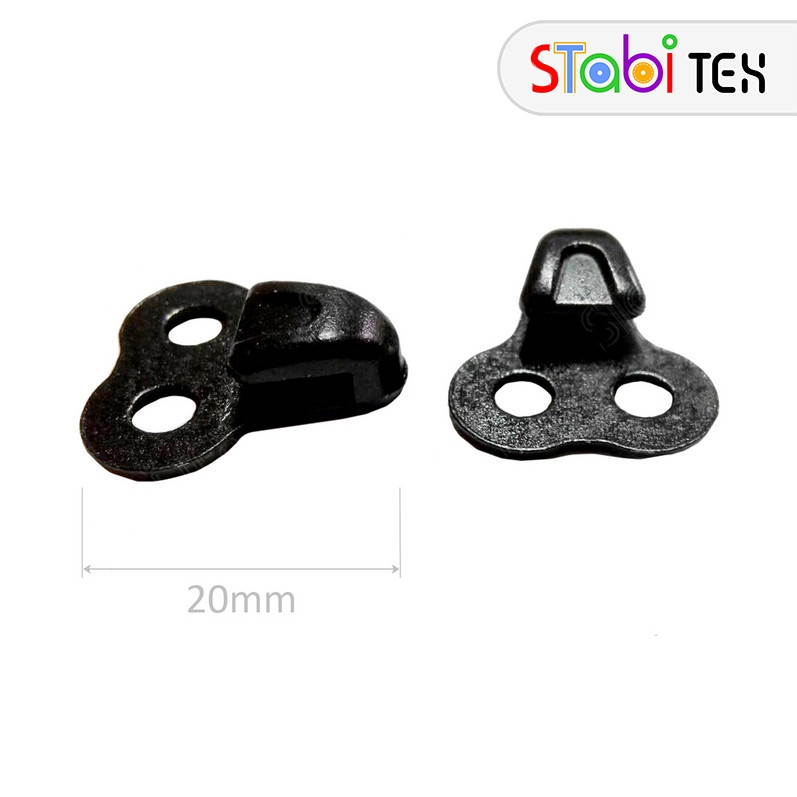 Крючок обувной литой на два хольнитена черный крашеный купить оптом в ...