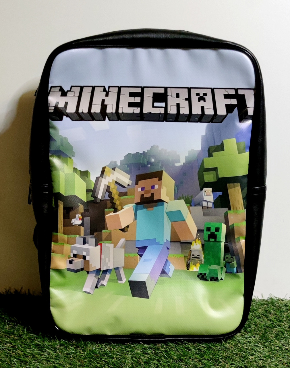 Рюкзак Майнкрафт/рюкзак Minecraft/рюкзак гра майнкрафт/дитячий рюкзак Minecraft ЕКО шкіра