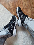 Кросівки чоловічі New Balance 530 Black чорний на білій підошві літні спортивні легкі (2250 см) баланс, фото 4