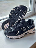 Кросівки чоловічі New Balance 530 Black чорний на білій підошві літні спортивні легкі (2250 см) баланс, фото 7