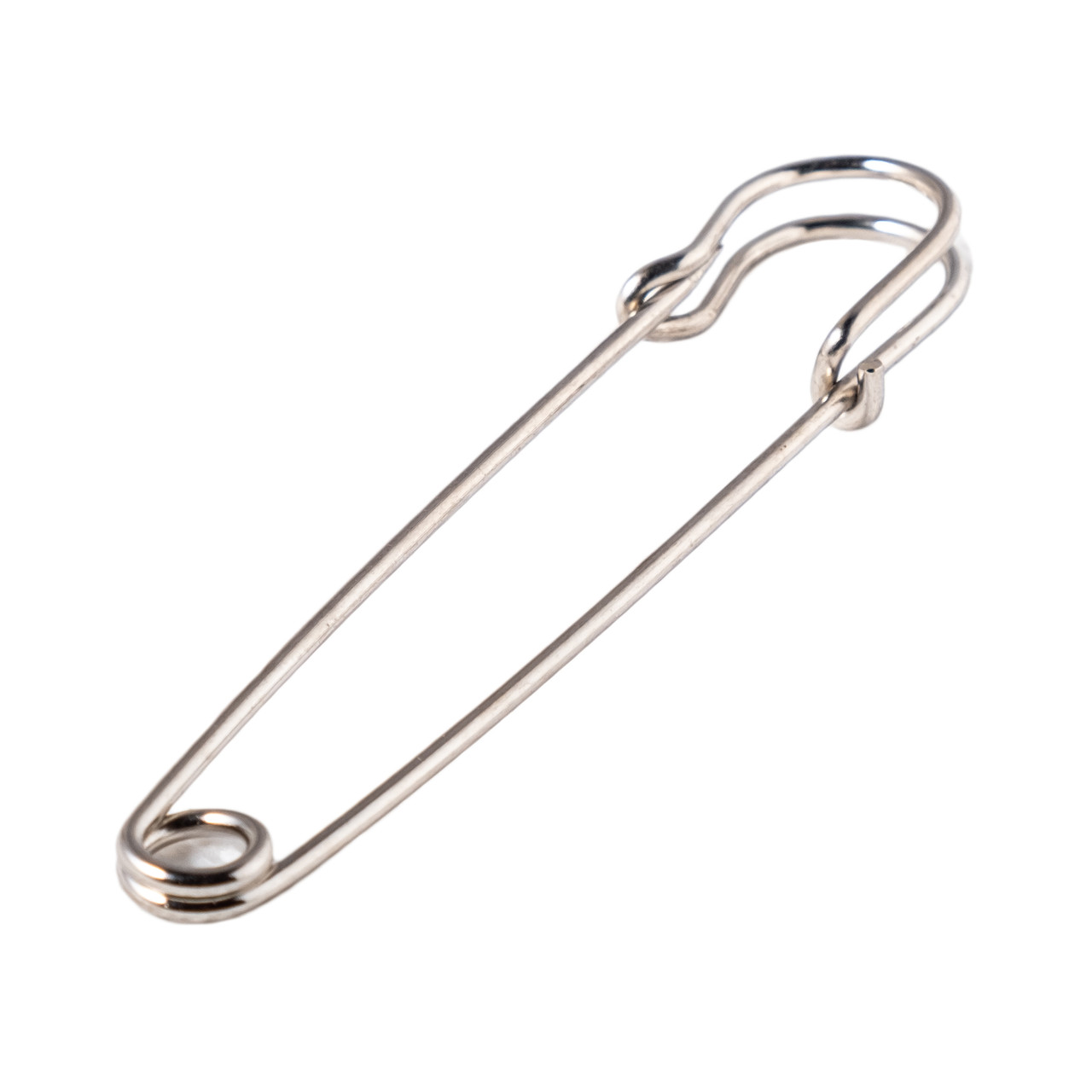 Брошка буля сріблястого кольору — металева розмір виробу — довжина 8 см ширина 13 мм