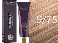 Крем-краска для волос 9/75 Коричнево-красный блонд Demira Cream Hair Color Kassia, 90 мл