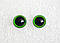 Очі для іграшок гвинтові, d-10 мм, зелені, набір 10 шт., фото 2
