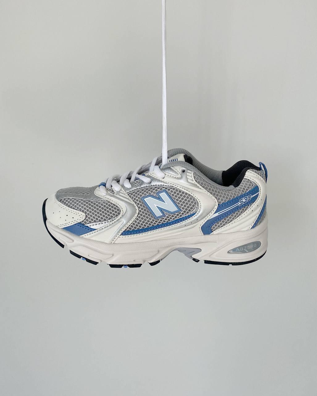 Кросівки чоловічі New Balance 530 White Blue білі з блакитним літніми спортивними легкими re баланс