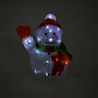 Елочная игрушка Voltronic DT-SPS2 светящийся Снеговик 30см, 220в кабель 0,5м, пластик, не герметичный