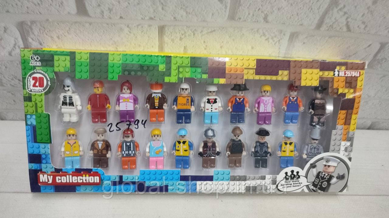 Купить Набор фигурок для конструктора лего, человечки, ниндзяго, 20шт ...