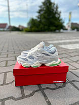 Жіночі кросівки New Balance 9060 Bricks Wood Нью Беланс 9060 Брікс Вуд бежево-сірі замша текстиль унісекс, фото 3