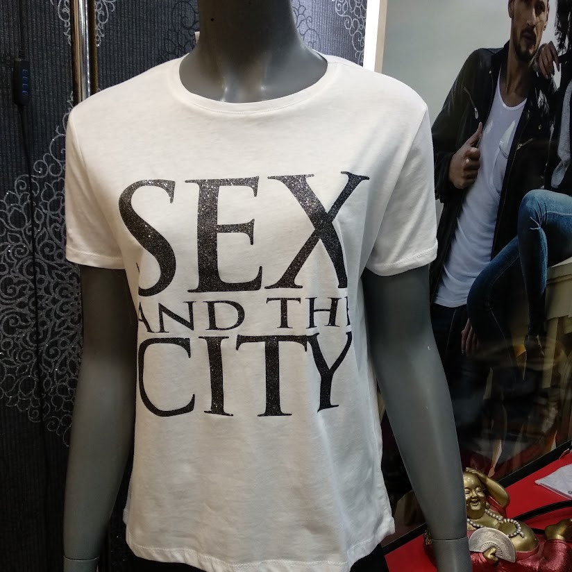 Жіноча біла футболка SEX Туреччина, фото 1