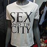 Жіноча біла футболка SEX Туреччина, фото 2