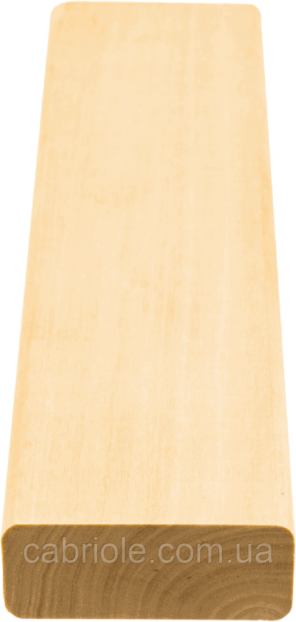 Брус для лави липа 55 "Екстра", цільний 55х24х1900-3000мм, фото 1