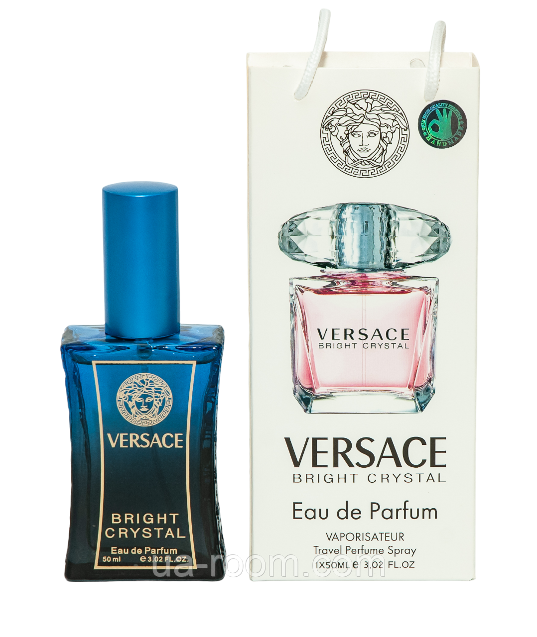 Тестер жіночий Versace Bright Crystal, 50 мл, сумка.