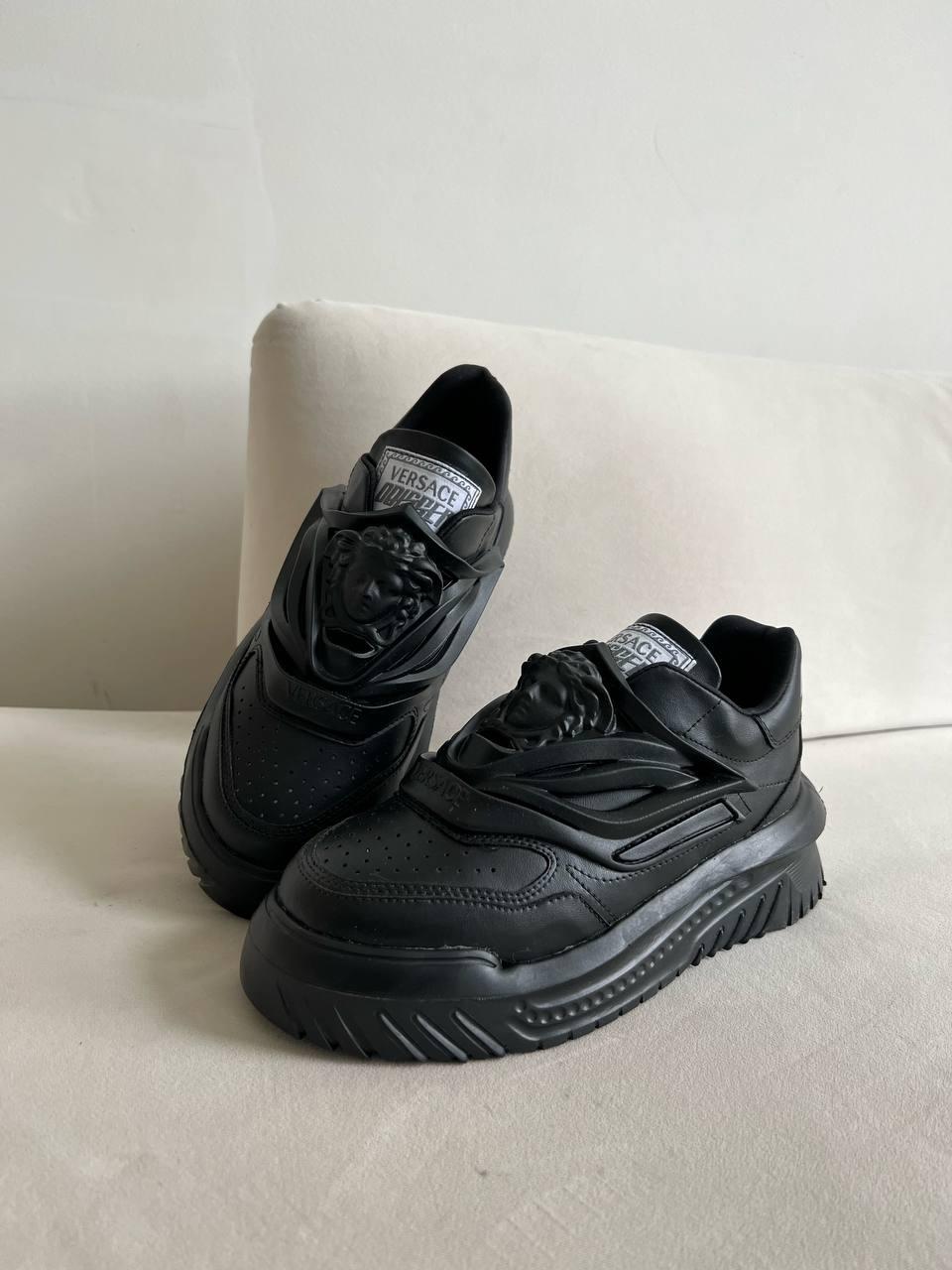 Кросівки жіночі чорні Versace Odyssey Sneaker Black (11206) 37