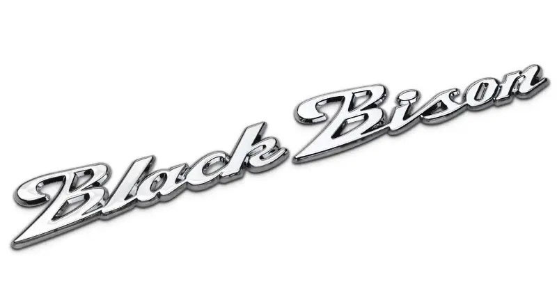 Напис Black Bison для Тюнінг Mercedes