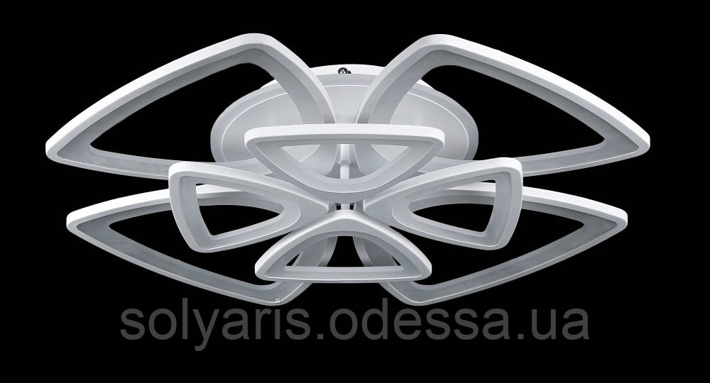 Стельова LED-люстра з діммером і підсвічуванням, 170W 5548/4+4 Color LED