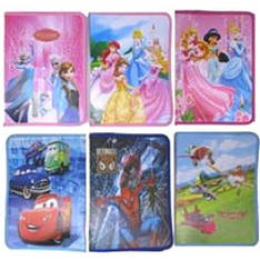 Папка пластик A-4 на змійці з малюнком No805 (301) 9104-1 Мікс малюнків 3Д