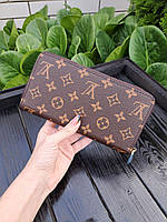 Мужской кошелек клатч на змейке Louis Vuitton